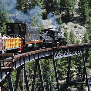 Crossing the Georgetown Trestle