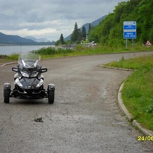 Spyder near Loch Lomond Scotland