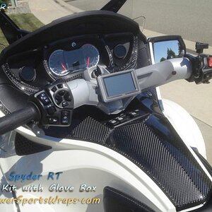 RT Dash kit w/ Glove box Real  Carbin Fiber