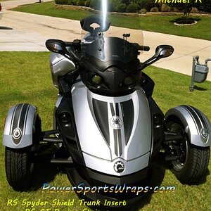 RS Spider Shield & RS-GT Racing stripes 3M carbon fiber film.