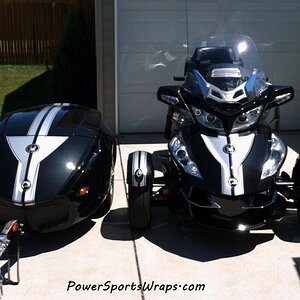 Serge B Style custom stripes for RT & Trailer.