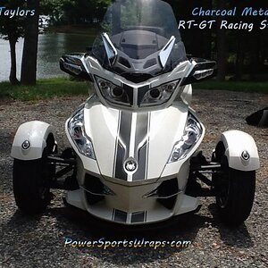 The pictures just don't do the color justice. These stripes are Charcoal metallic a super sharp color.