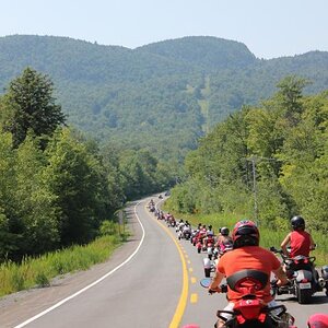 Parade: great view of the mountain