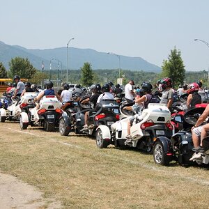 Getting ready for the parade