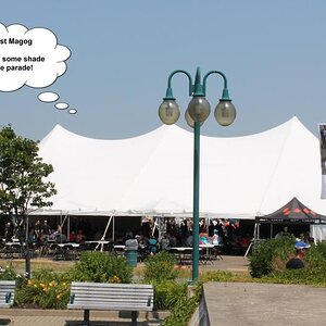 This was the center of opration of the Spyderfest where you could get food, drink and more.