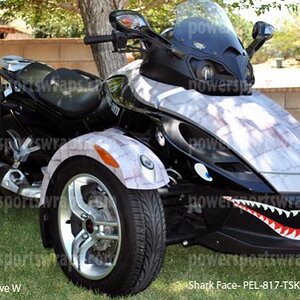 Dirty Air Craft metal Spyder graphics sold as a do it your self install.  We offer videos to help you apply it.  ORDER powersportswraps.com