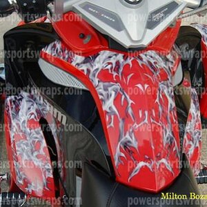 Make your Spyder stand out from all the others with our  silver red Spyder Full Kit.