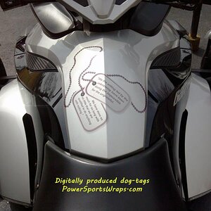 dog tags- digitally produced and contour cut