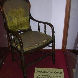 Lincoln used this chair