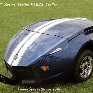 RT622 Trailer with our RT-GT racing stipe kit installed.  ORDER Yours 814-838-6377