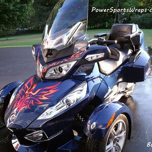 Bob Denman Graphics keep expanding into other parts of the bike.