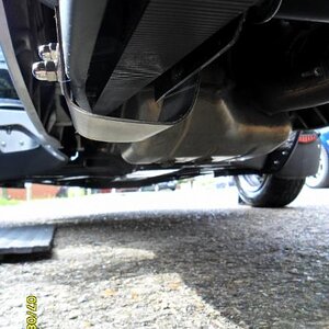 Bracket in Place - Attached to O/S  BRP original Belt Guard

Made by Eddie Sheppard 
Reading UK