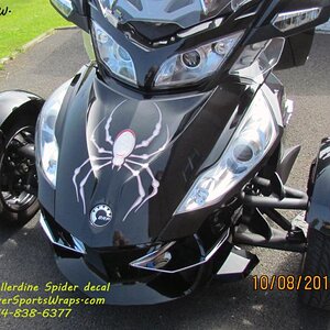 White Bellerdine Spider decal.