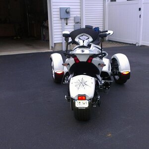 BRP Rack with back rest, as well as ISCI armrests