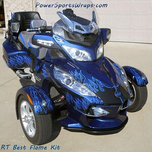 For a complete flame look you can add more pieces to your Best Flame kit: Side fog light panel, saddle bags, and more

to order: 814-838-6377