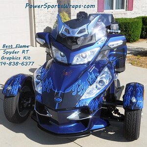 Complete kit Spyder RT Best Flame kit 

To order 814-838-6377