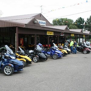 A great turn out for our ride this month.