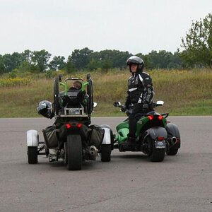 Les Caswell and Seth ready to lead us to Little Falls.