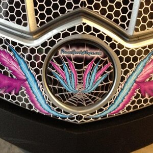 2009 SM5 Silver Spyder with custom www.powersportswraps.com skin.  Emblem.