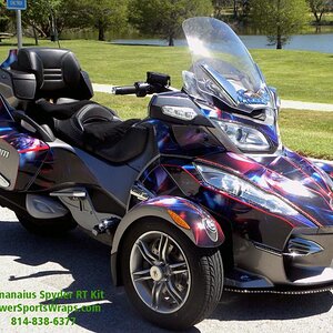 Hymanaius RT Kit - New Spyder RT decal kit now available by PowerSportsWraps.com
814-838-6377