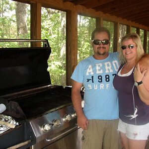 ZRC serving burgers at the 2012 BBQ