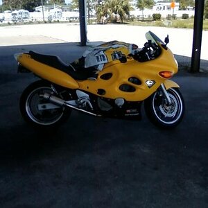 Katana after new lights and wheel polish and paint.