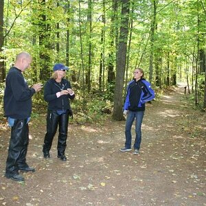 Some of the gang along the hike.
