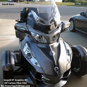 3M carbon fiber  Sergeb RT- contact us 814-838-6377 email: pete@powersportswraps.com