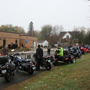 Lunch stop in Askov, MN at The Little Mermaid Cafe - the cafe is on Has Christsen Anderson St., thus the little mermaid.
