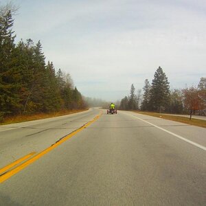 A little fog along the north shore.