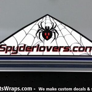New Spyderlovers decal we created for Lamont.