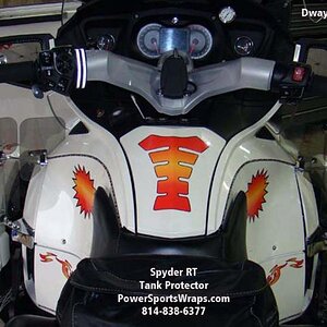 Spyder RT CustomTank protector