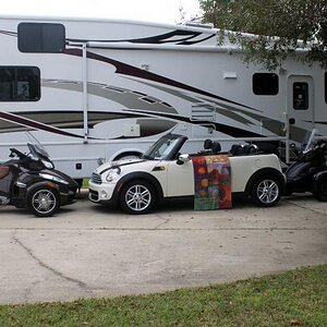 The toyhauler and the toys