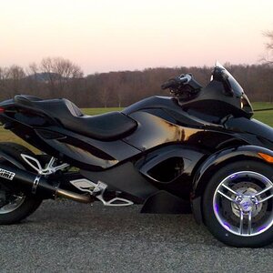 Spyder with HMF Exhaust