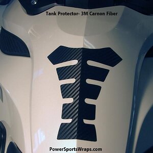3M Carbon Fiber RS Tank Protector decal