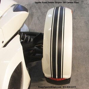 3M Carbon Fiber "GT" Style Fender Stripes.