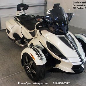 3M Carbon Fiber Spyder RS Graphics kit for Daniel Cheak