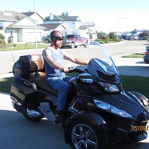 Hubby, Brad had to test it out to.