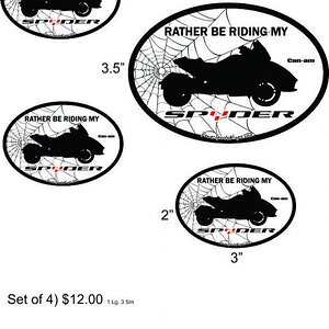 Rather be riding my Spyder Decal set.