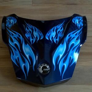 Orbit Flames  RT Frunk  installed photo