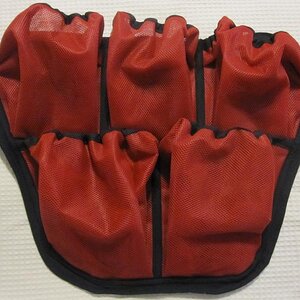 01 Red Mesh on Black