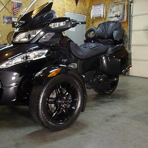 Black powder coated wheels-wet black powder coat.