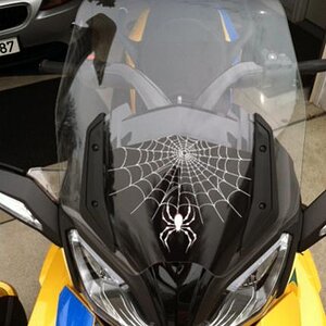 Spyder ST Windshield Balckout kit. Block all the dirt and debris on your dash.