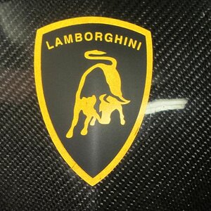 A reflective Lambo decal on the Bestem Carbon Fiber Fender