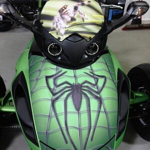 jumper Spyder- RSS windshield blackout kit.