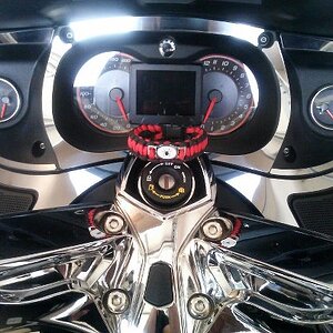 My Chrome Dash - My GOS Spyder Bracelet compliments of GOS Syster,  Nicole Smart!  Facebook - Paracord Collars, Leashes and More if you want ur own.  