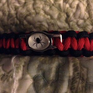 Spider bracelet from Paracord Collars, Leashes and More Facebook page