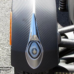 3M carbon fiber- front Fender close