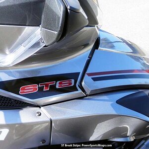 PSW break stripe- You choose your color combination for your machine. To order: 814-838-6377