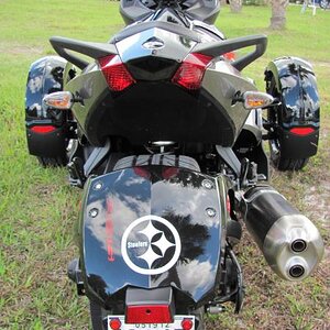 My First Spyder 2012 RSS... Love My Steelers!!!